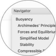 Navigator in Archimedes