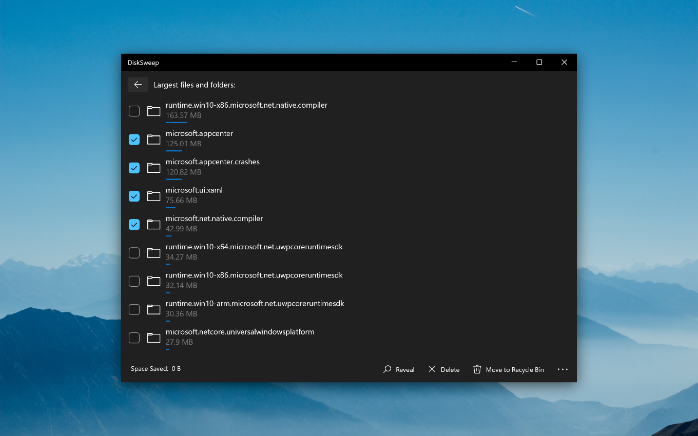 DiskSweep for Windows