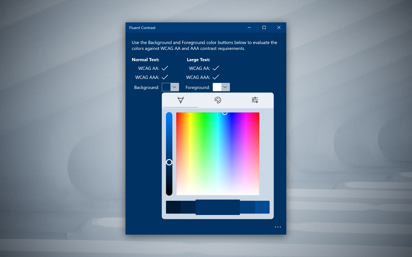 Fluent Contrast for Windows