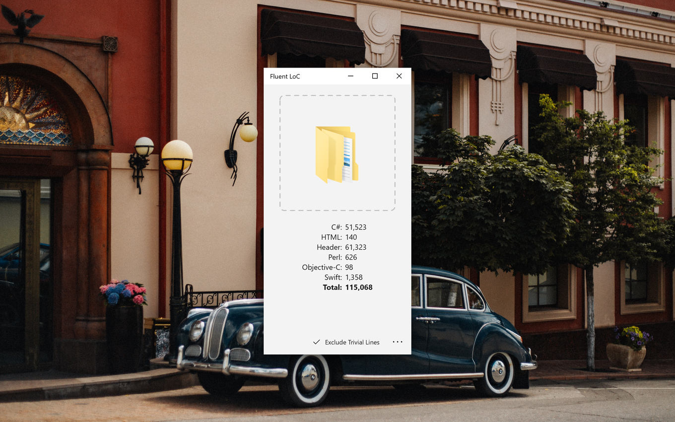 Fluent LoC for Windows