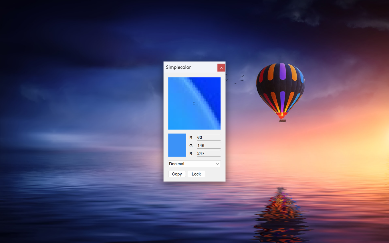 Simplecolor screenshot