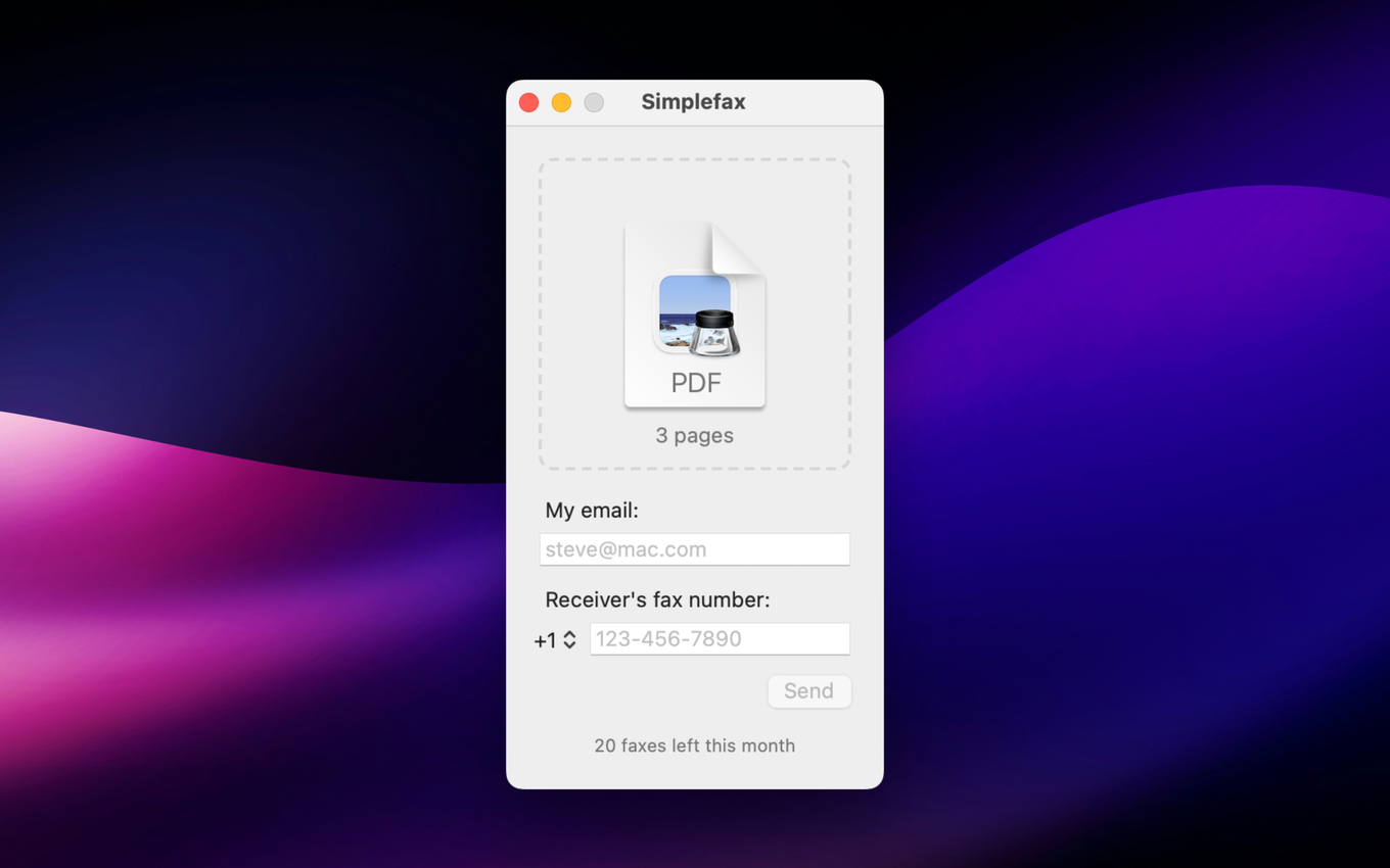 Simplefax for Mac